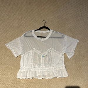 Free people babydoll tee